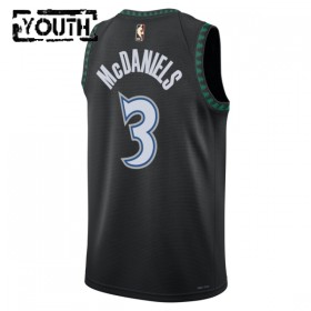NBA Børn Trøje Minnesota Timberwolves Jaden Mcdaniels 2025-26 Nike Classic Edition Sort Swingman